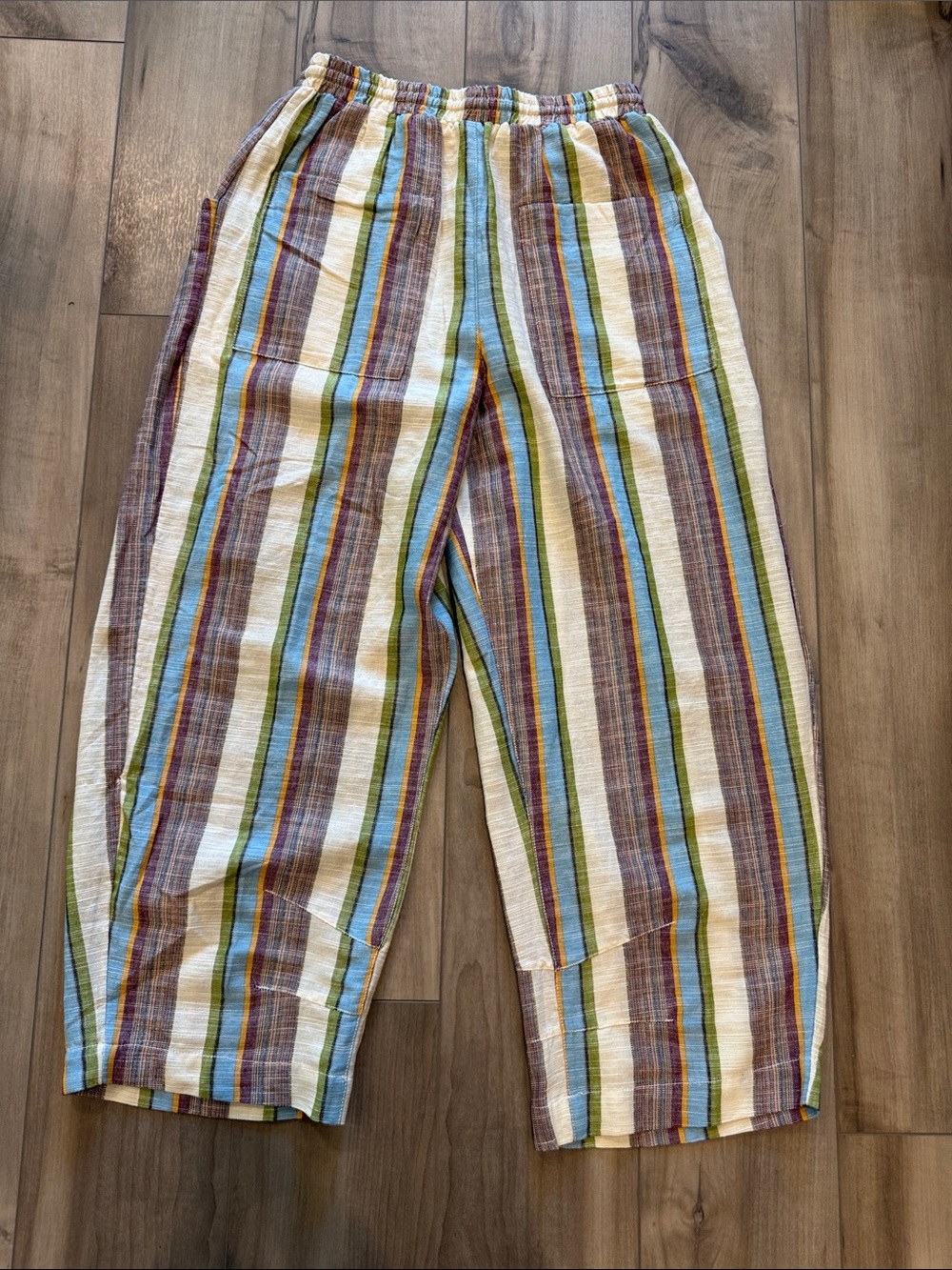 Free People Chambers Stripe Wide Leg Drawstring Pants. New without tags. - Picture 7 of 13